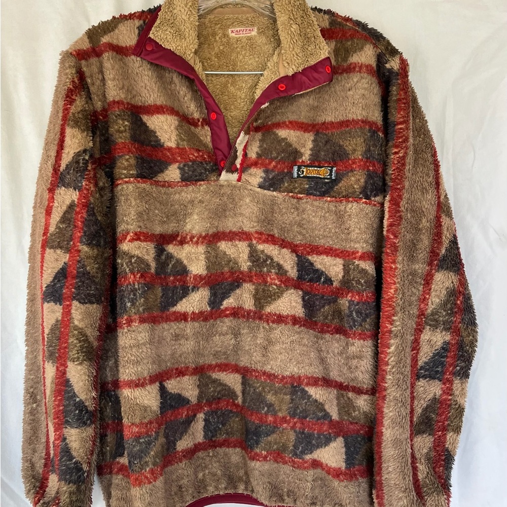 Kapital Fleece Pullover Sweater